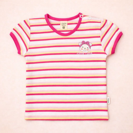 Polo M/Corta Listado Bebita